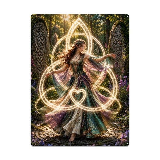 Tin Sign Metal Sign Decor Celtic Fairy