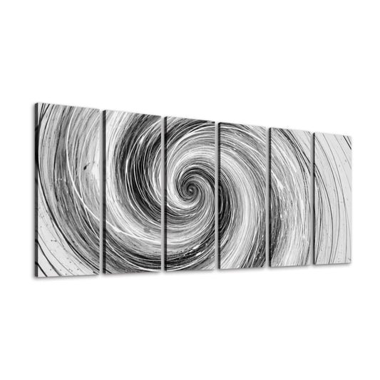 6 Panels Canvas Prints Wall Art Black and White