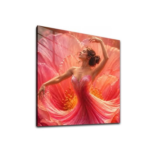 Square Acrylic Wall Art Prints with Hook Flower of Life